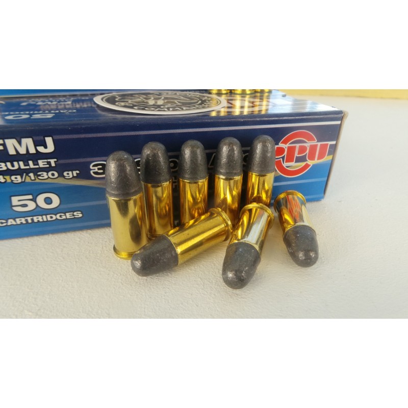 Cartouches 38 S&W 145gr LRN - PPU PRVI PARTIZAN - boite de 50 unités