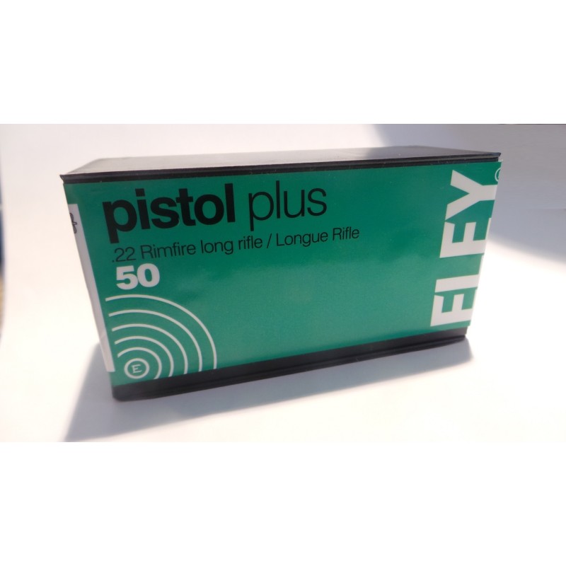 Cartouches ELEY Pistol Plus Cal. 22 LR - boite de 50 unités