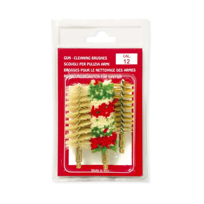 Set de 3 brossesSTILCRIN - Laine/Nylon/Laiton Cal. 12