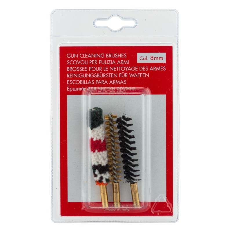 Set de 3 brossesSTILCRIN - Laine/Nylon/Laiton Cal. 8mm