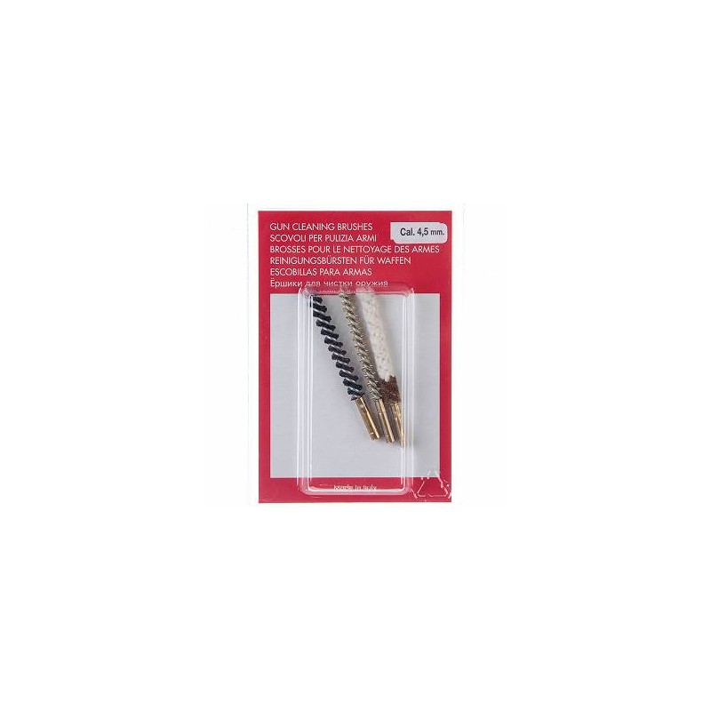 Set de 3 brossesSTILCRIN - Laine/Nylon/Laiton Cal. 4,5mm