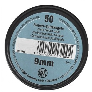 RWS 9mm BALLE CONIQUE par 50