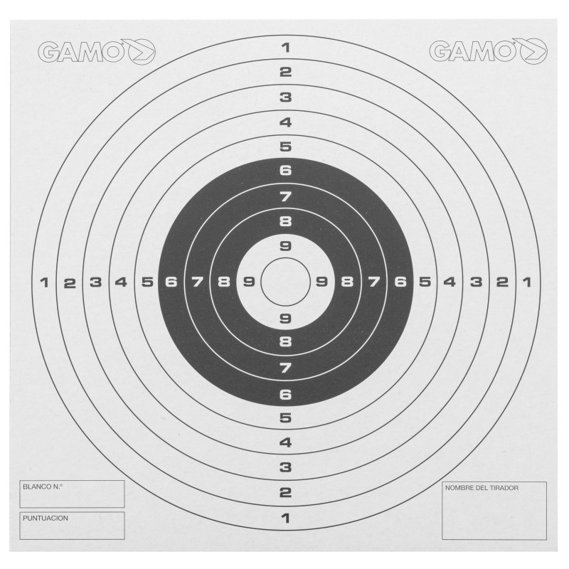 Paquet de 100 cibles cartonnées 14 X 14 - GAMO