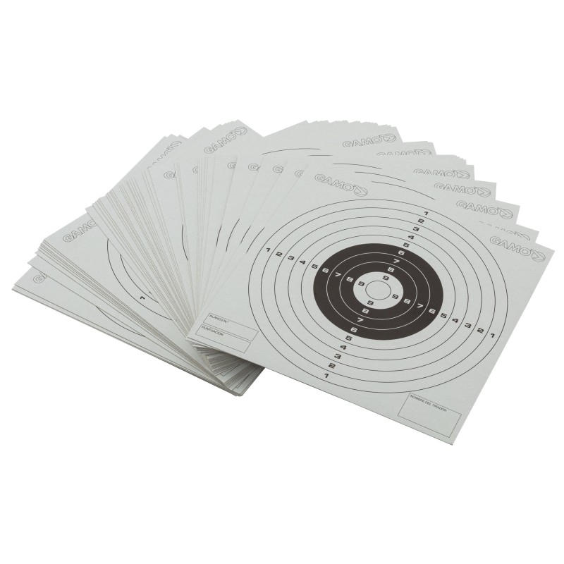 Paquet de 100 cibles cartonnées 14 X 14 - GAMO