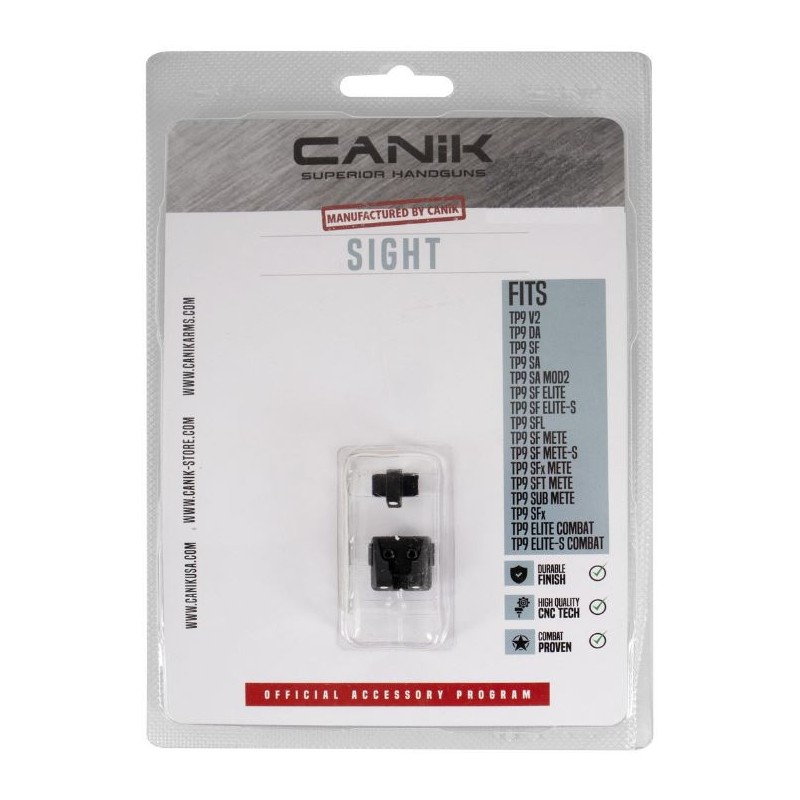 HAUSSE ET GUIDON 3 POINTS BLANC- CANIK TP9