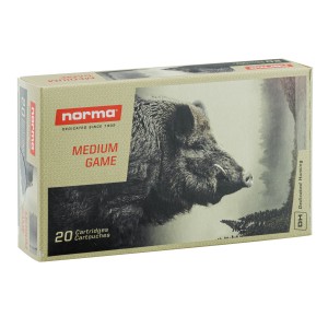 Cartouches NORMA 7X64 POINTE PLASTIQUE - 170 GR - 11G - Boite de 20 unités