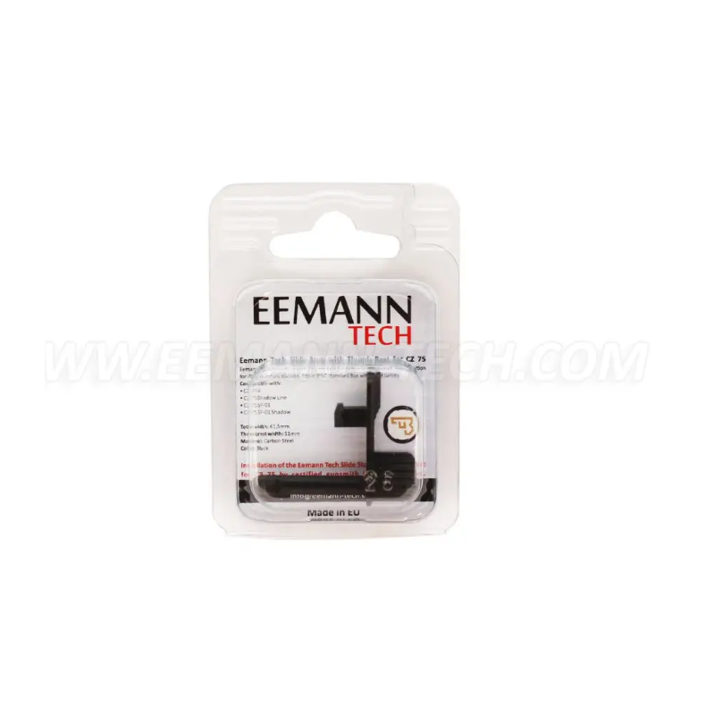 EEMANN TECH SLIDE STOP AVEC REPOSE-POUCE POUR CZ 75 - NOIR