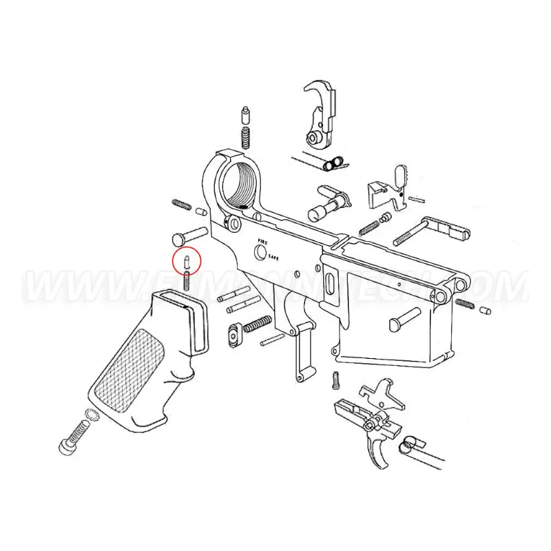 EEMAN TECH SAFETY DETENT FOR AR-15