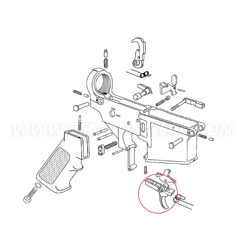 EEMANN TECH TRIGGER FOR AR-15