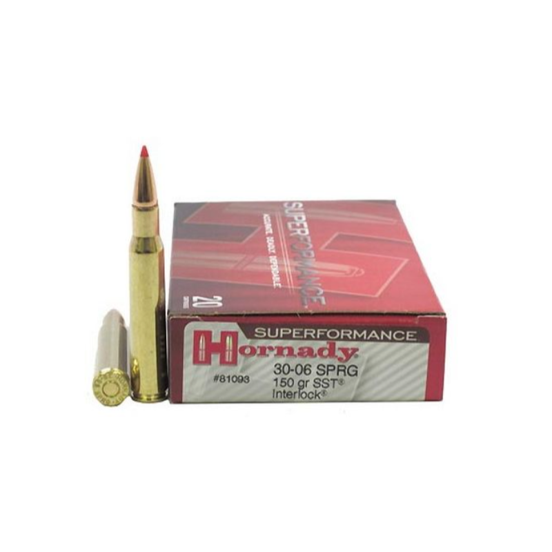 Cartouches HORNADY 30-06 SPRINGFIELD SST 150grs SUPERFORMANCE - 81093 - Boite de 20 unités