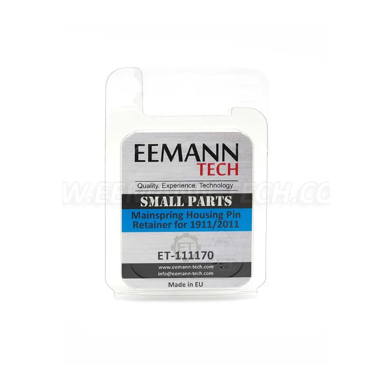 EEMANN TECH MAINSPRING HOUSING PIN RETAINER POUR 1911/2011, Noir
