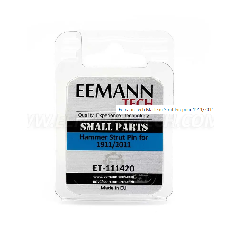 EEMANN TECH MARTEAU STRUT PIN POUR 1911/2011, Noir