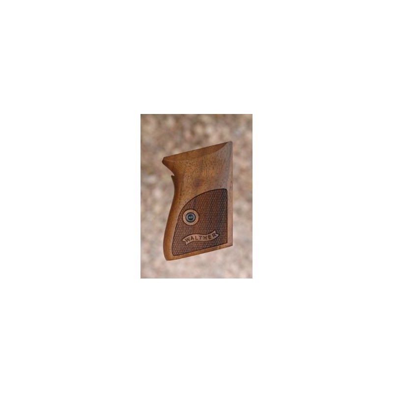 PLAQUETTES PISTOLET WALTHER PPK - GRIPS (damier + logo)