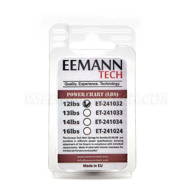 EEMANN TECH RESSORTS PRINCIPAL POUR BERETTA 92/96/98ET-241032