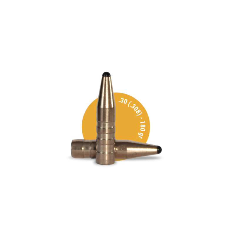 Ogives Sans Plomb Monolithiques FOX CLASSIC HUNTER cal.308 (7.62mm) 180gr - Boite de 50 unités