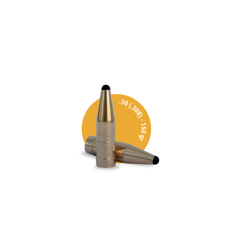 Ogives Sans Plomb Monolithiques FOX CLASSIC HUNTER cal.308 (7.62mm) 150gr - Boite de 50 unités