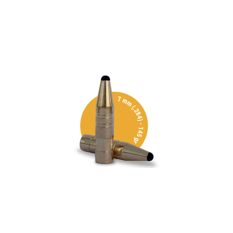 Ogives Sans Plomb Monolithiques FOX CLASSIC HUNTER cal.7mm (.284) 145gr - Boite de 50 unités