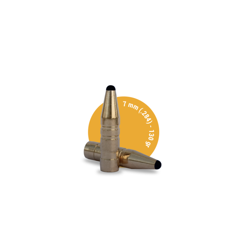 Ogives Sans Plomb Monolithiques FOX CLASSIC HUNTER cal.7mm (.284) 130gr - Boite de 50 unités