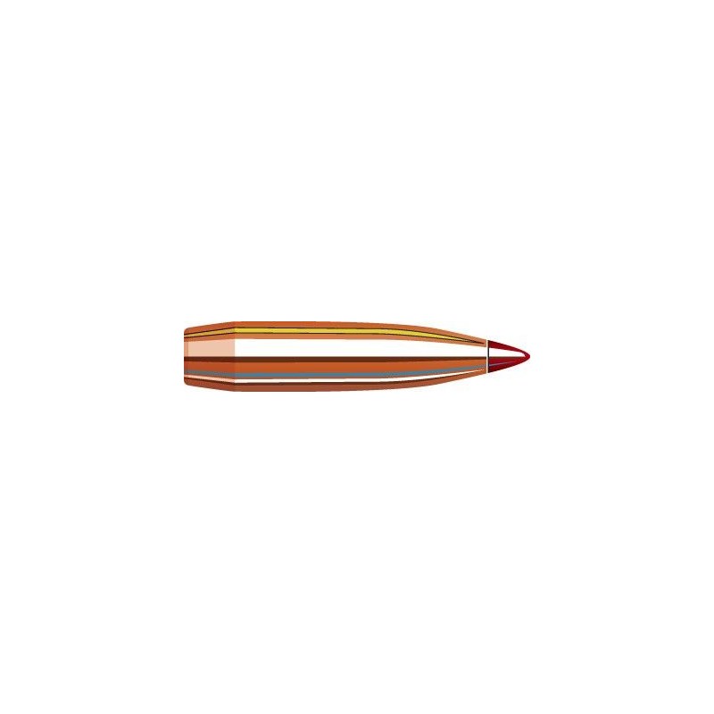 BOITE DE 100 OGIVES HORNADY 6.5MM .264 120grs ELD MATCH - 26175 - Boite de 100 unités
