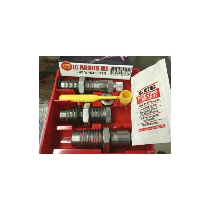 LEE PACESETTER DIE - 3 OUTILS - 243 WINCHESTER