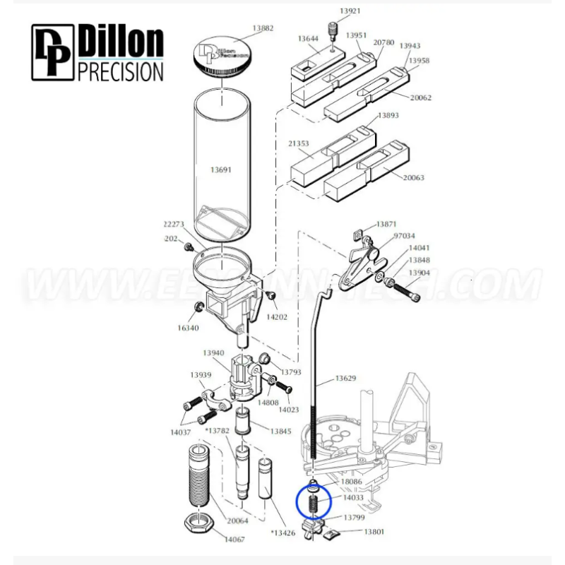 EEMANN TECHKIT RESSORTS POUR DILLON XL650
