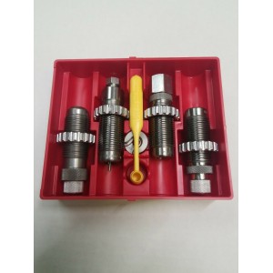 LEE DELUXE PISTOL DIES - 4 OUTILS CARBURE - 9mm LUGER