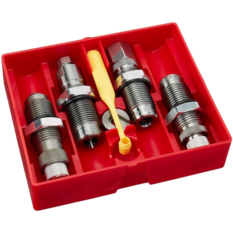 LEE DELUXE PISTOL DIES - 4 OUTILS CARBURE - Calibre 38SPL / 357