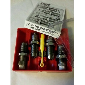 LEE DELUXE PISTOL DIES - 4 OUTILS CARBURE - 40S&W et 10mm AUTO