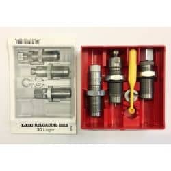 LEE RELOADING DIE - 3 OUTILS - 30 LUGER