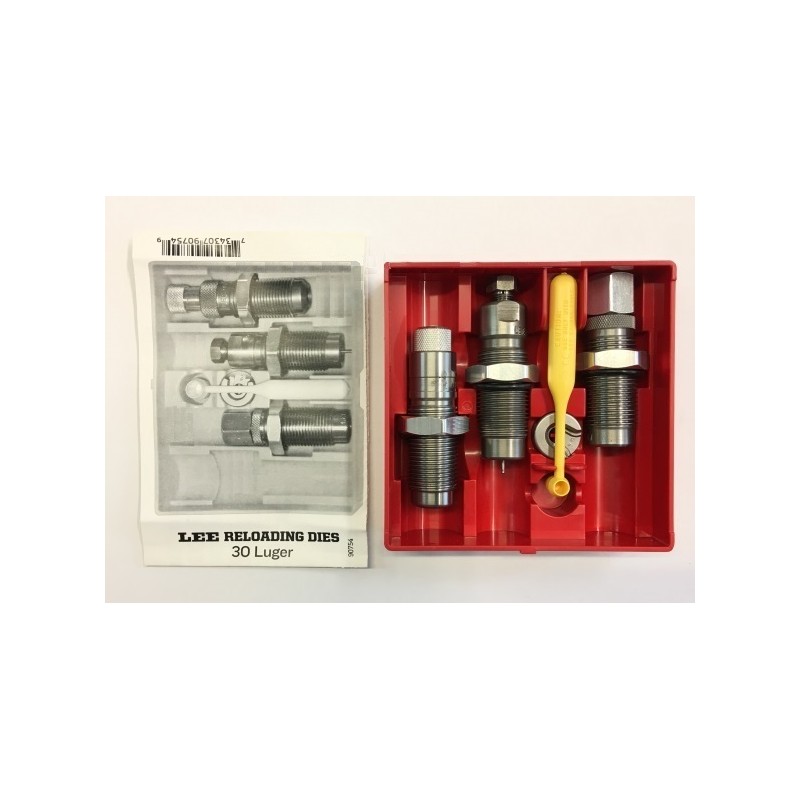LEE RELOADING DIE - 3 OUTILS - 30 LUGER