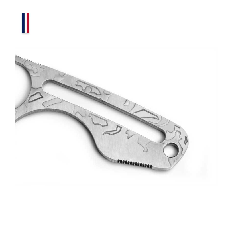 Couteau S-NECK avec étui KYDEX + corde