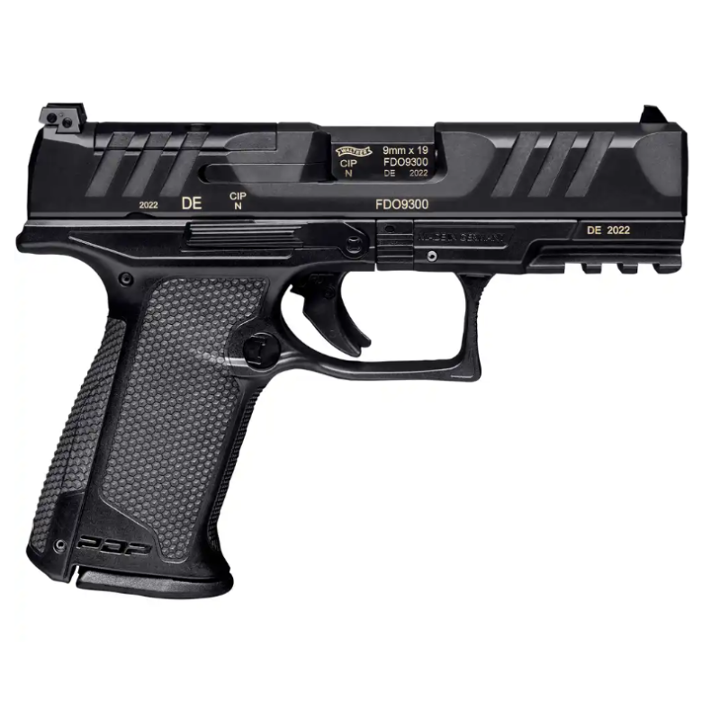 WALTHER PDP F-SERIES OR 4" Cal. 9x19 - 15 coups