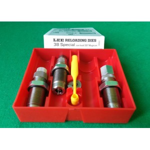 LEE RELOADING DIE - 3 OUTILS - 38 SPECIAL / 357 MAGNUM