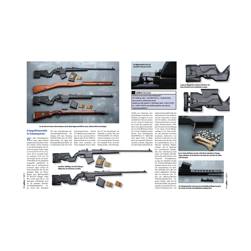 Mauser K98 crossecrosse match avec chargeur amovible 10 coups Archange