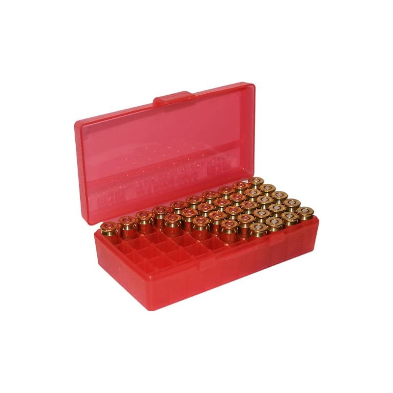 Boite de rangement MTM - P50-9M-29 ROUGE TRANSPARENT
