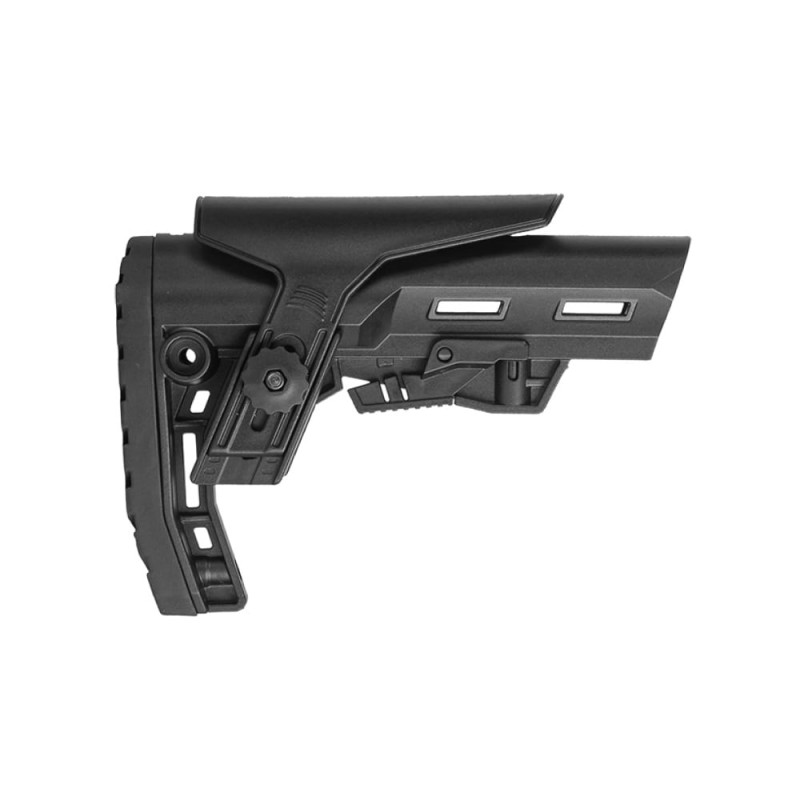 Crosse ALPHA-CP MilSpec - Marque SABER GEARS - AR15/M4 - Réglable + Appui-joue