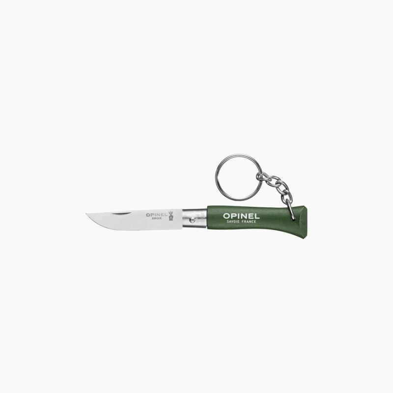 Opinel Porte-Clés N°04 Inox kaki