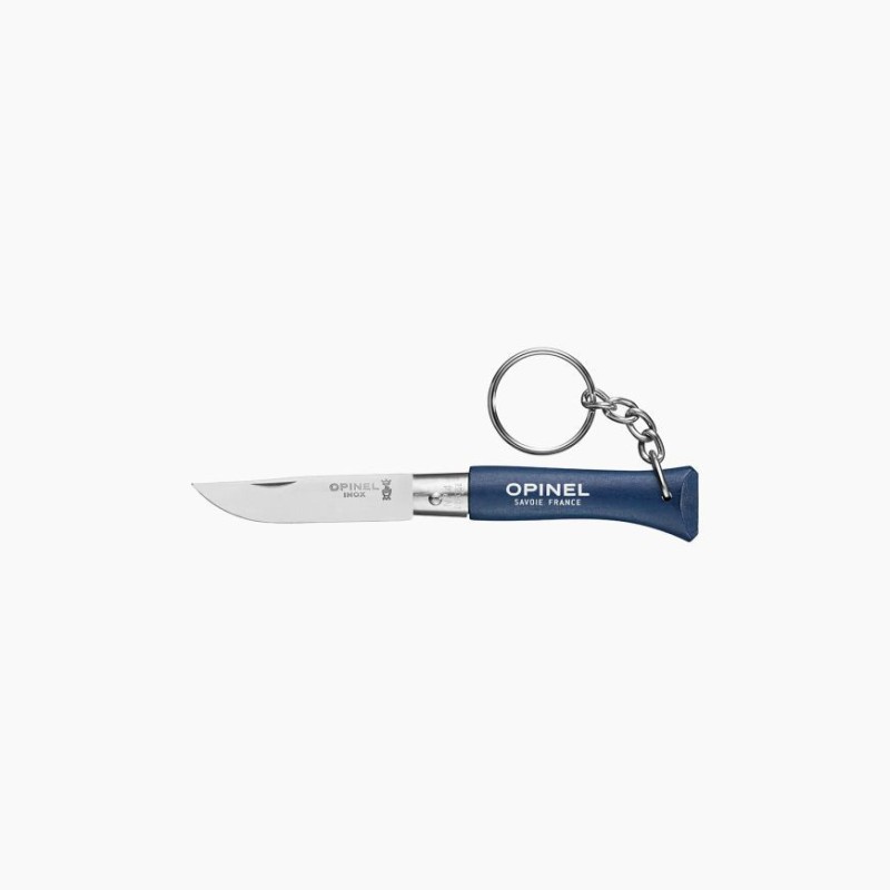 Opinel Porte-Clés N°04 Inox bleu