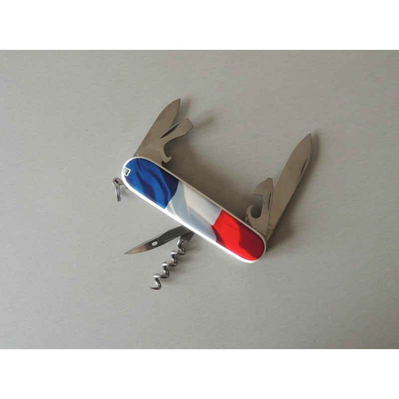 COUTEAU VICTORINOX SPARTAN BLANC DRAPEAU FRANCAIS