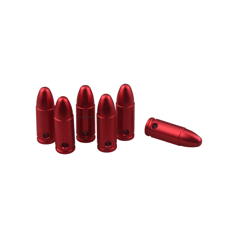 CARTOUCHE D'ENTRAINEMENT- SNAP CAPS GUNPANY CAL: 9MM x19 (9mm luger)X6