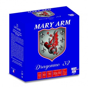 Cartouches MARY ARM Dragonne 32 - Cal 12/70 32gr N°7.5 BJ X 25