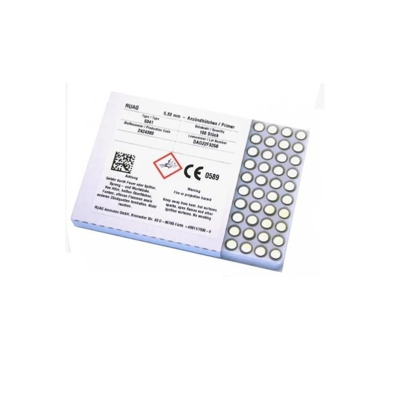 AMORCES RWS LARGE RIFLE 5341 - BOITE DE 100