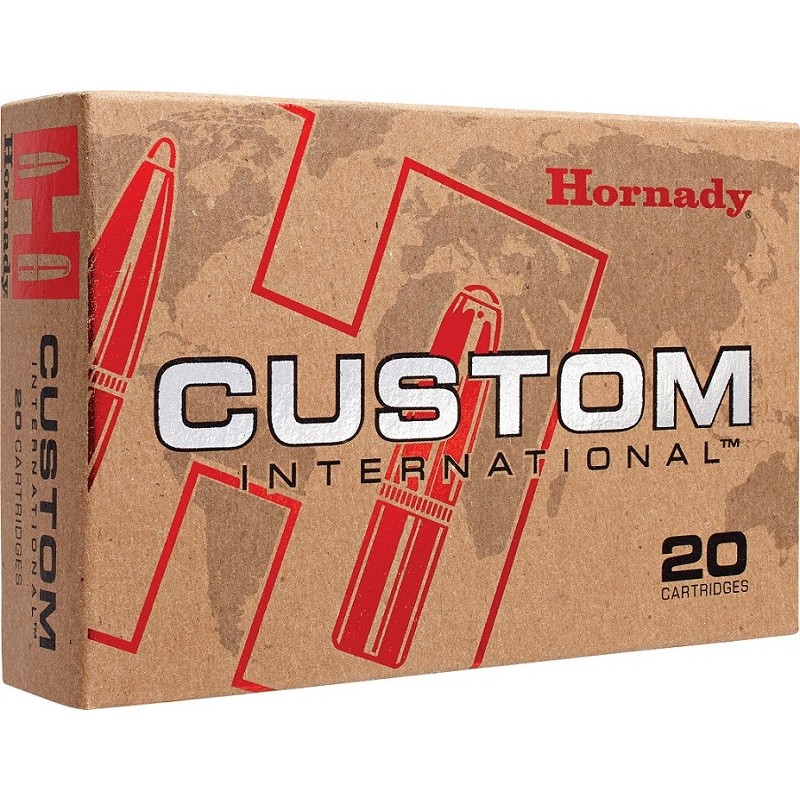 Cartouches HORNADY Calibre 308 Winchester 180grs InterLock SP - Boite de 20 unités