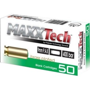 MAXX TECH 9mm KNALL LAITON par 50
