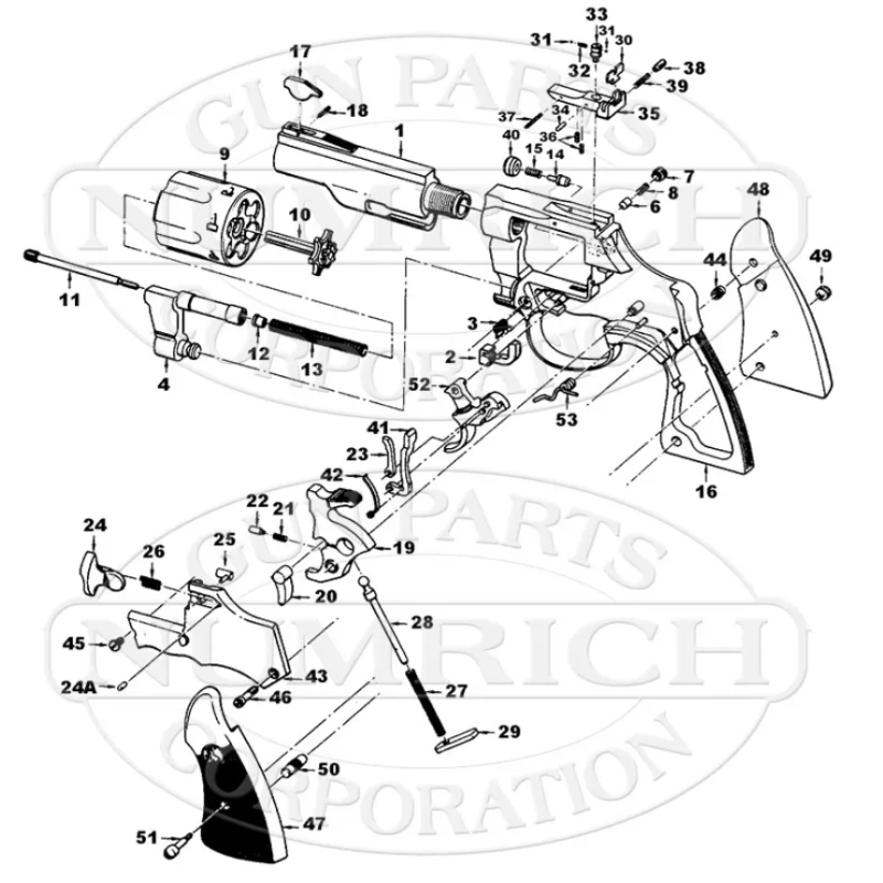 PIÈCE COLT TROOPER MK3 - ENSEMBLE BARILLET
