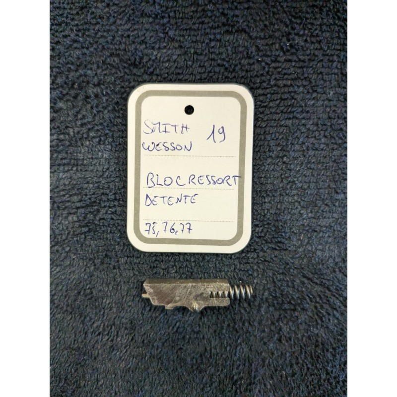 PIÈCE SMITH & WESSON MOD 19 - BLOC RESSORT DETENTE