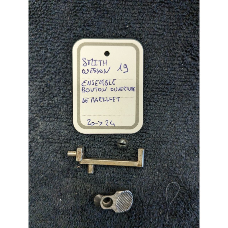 PIÈCE SMITH & WESSON MOD 19 - ENSEMBLE BOUTON OUVERTURE DE BARILLET