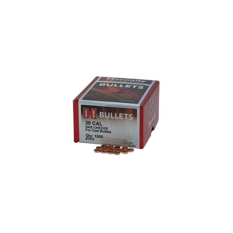 SACHET 1000 GAS CHECKS HORNADY CAL 30 7070