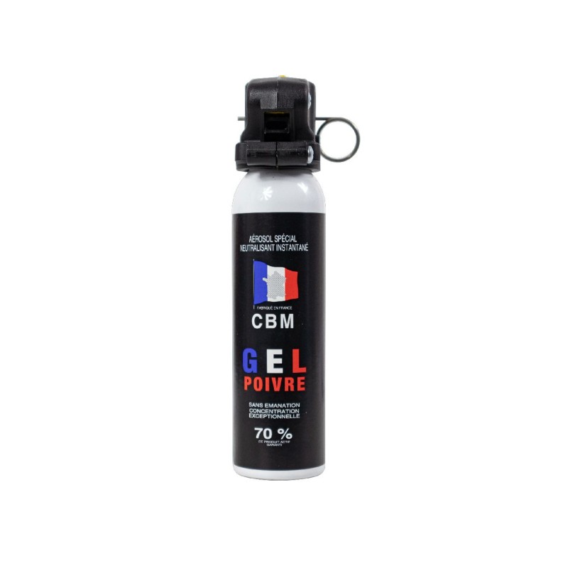 BOMBE DE DEFENSE Gel au POIVRE CBM 70% - poignee 100ML
