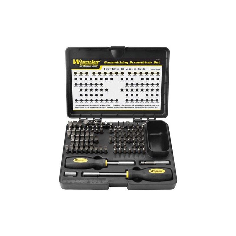 Wheeler Engineering 89-Pièces Professional-Plus Kit de Tournevis Armurier